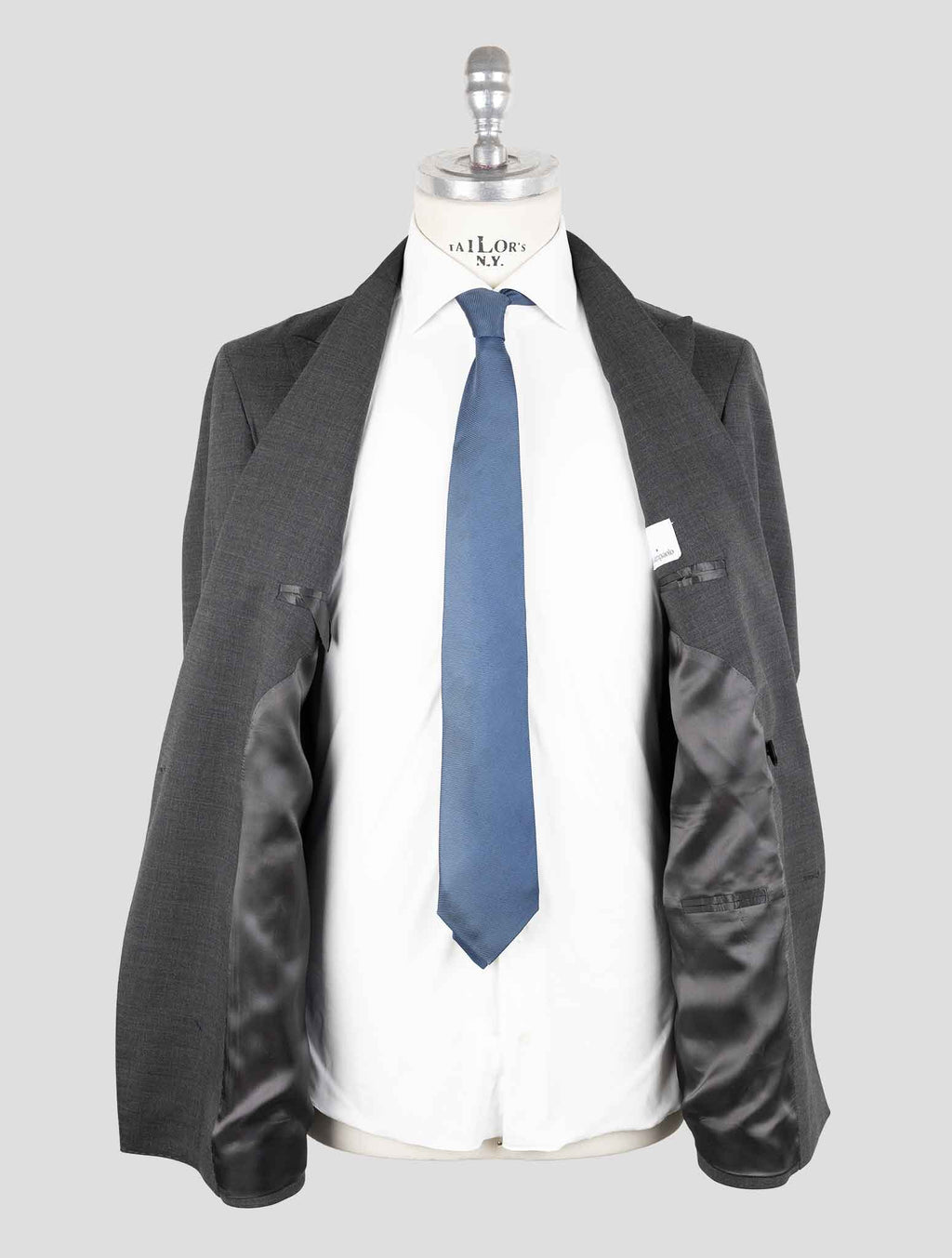 Giampaolo Gray Wool Pl Ea Suit 7