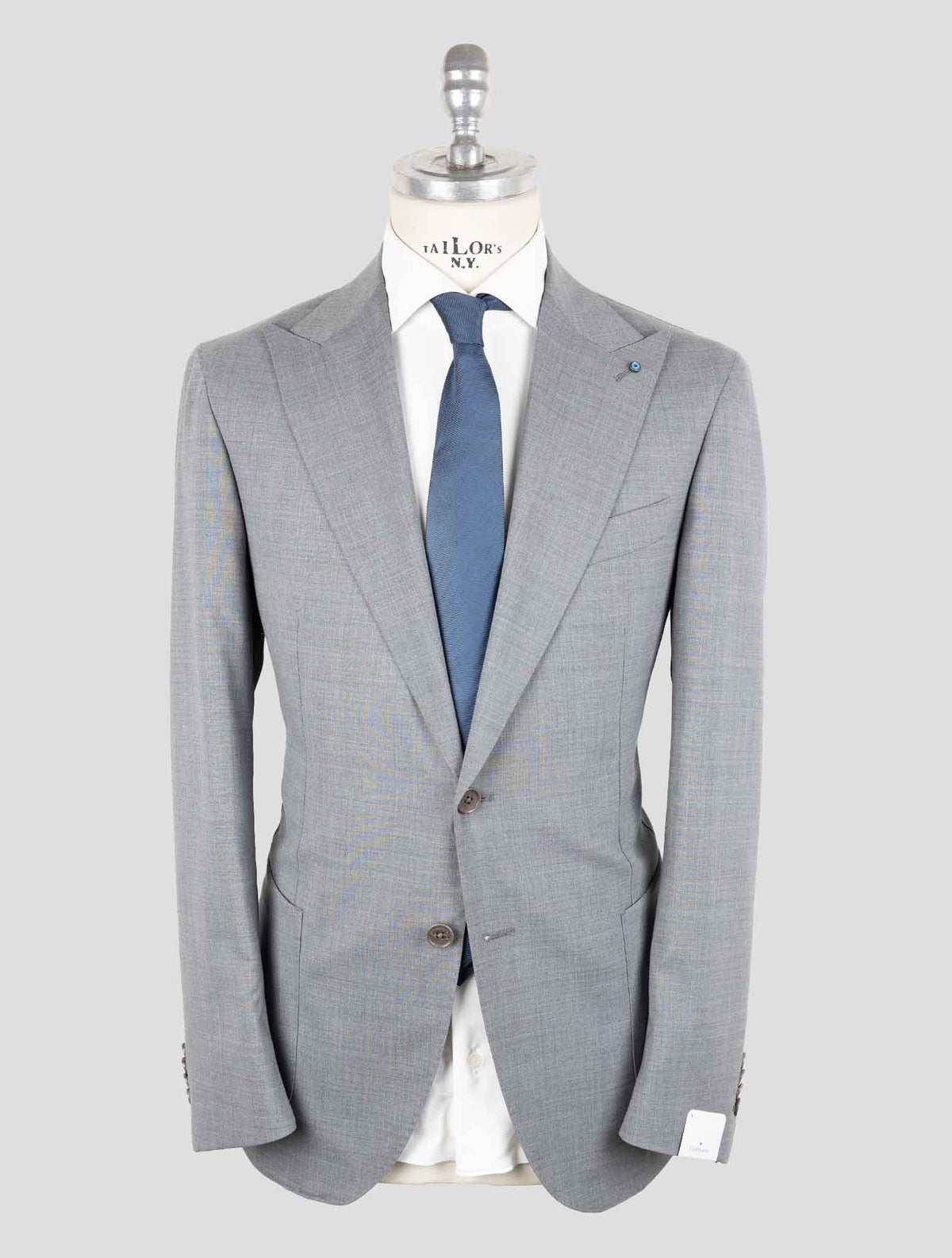 Giampaolo Light Gray Wool Pl Ea Suit 1