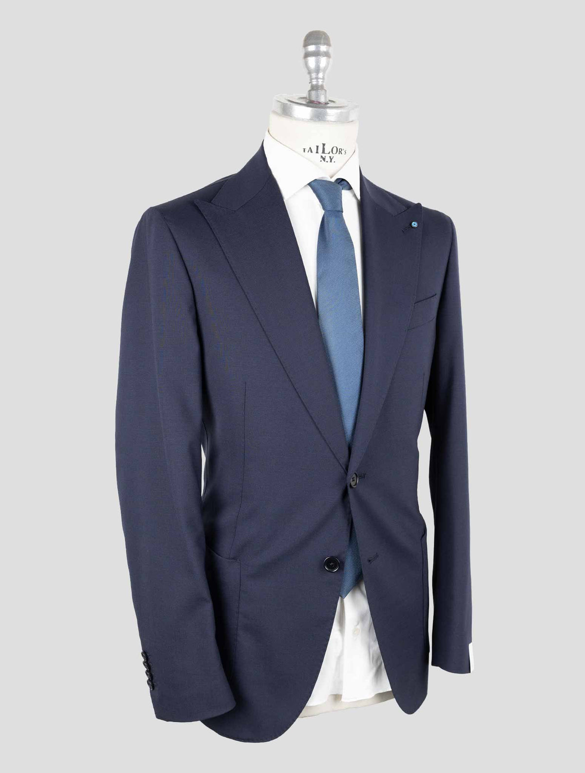 Giampaolo Blue Wool Pl Ea Suit 2