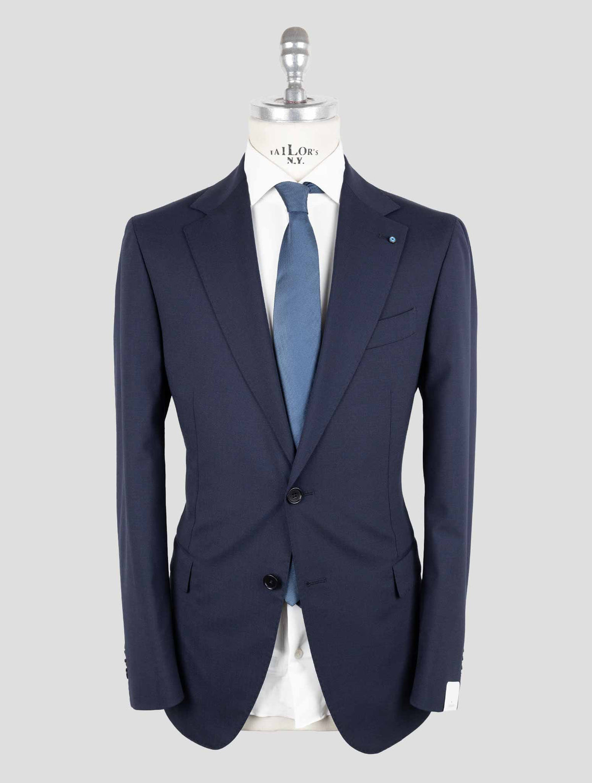 Giampaolo Blue Wool Pl Ea Suit 1