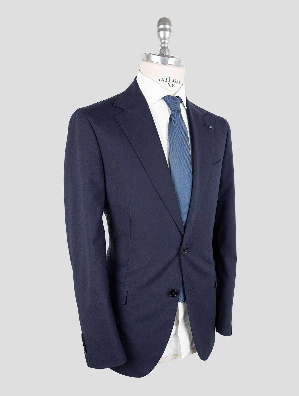 Giampaolo Blue Wool Pl Ea Suit 2