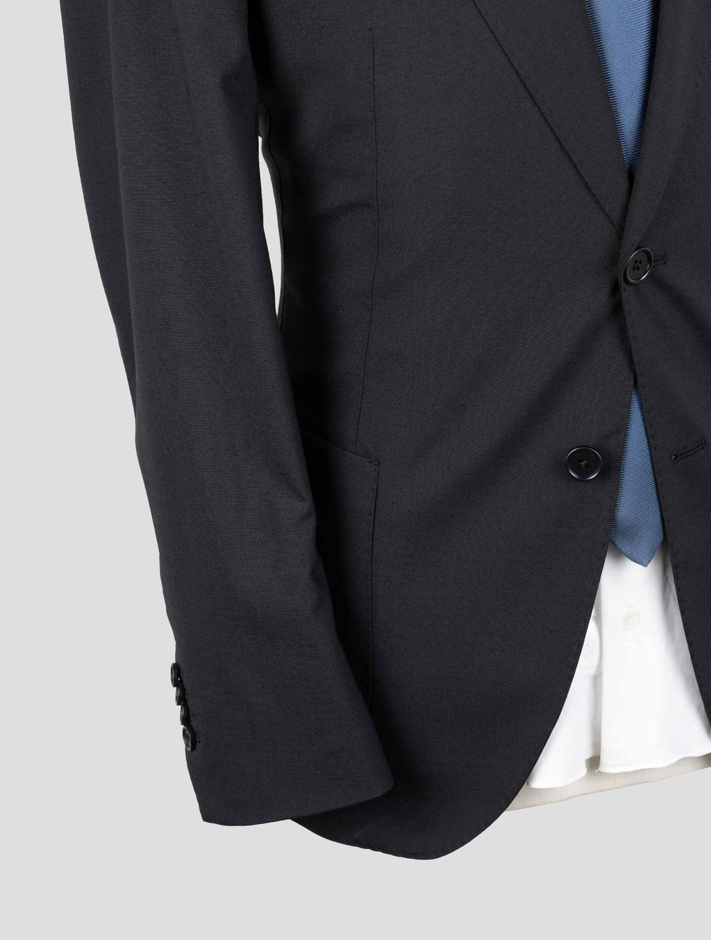 Giampaolo Black Wool Pl Ea Suit 5
