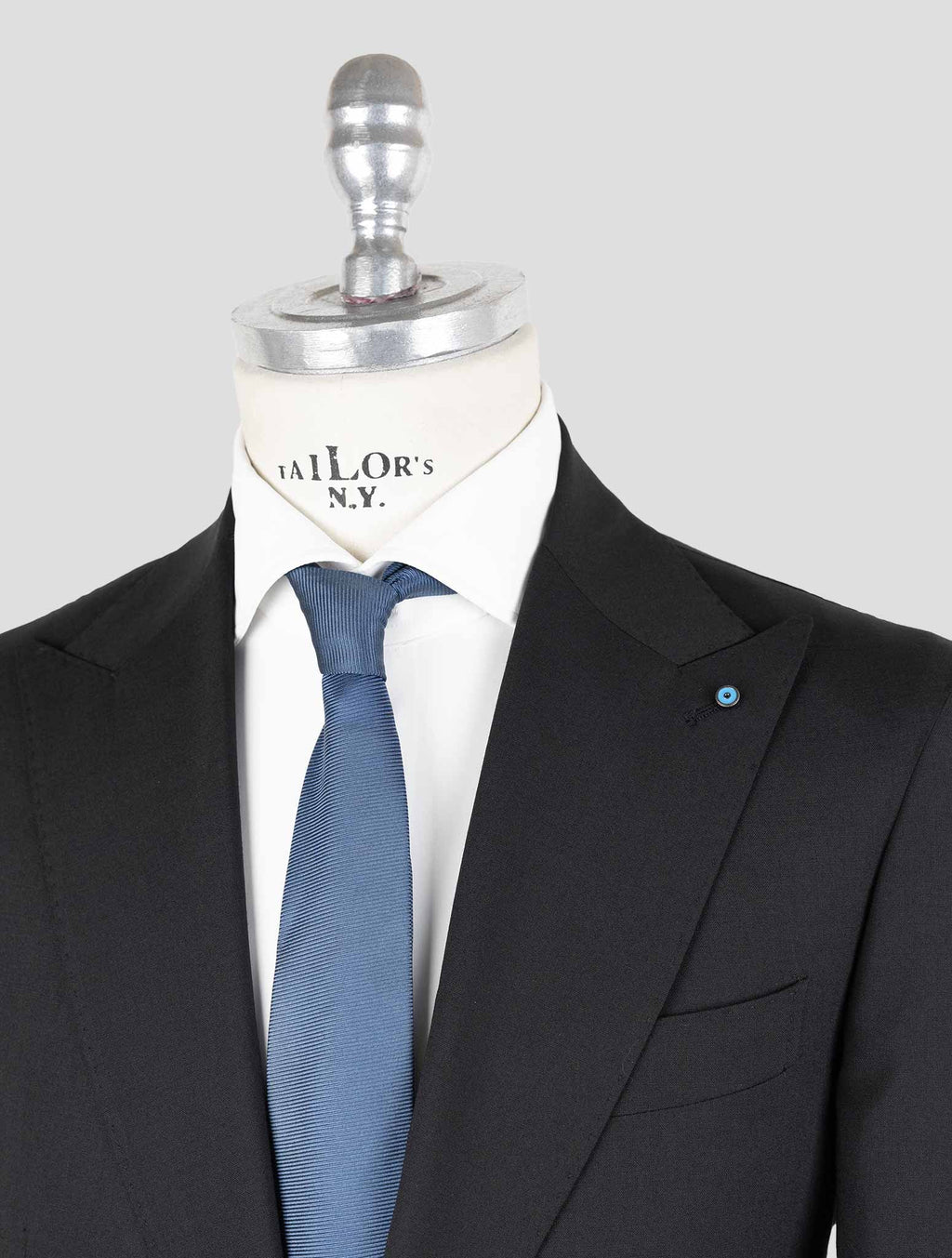 Giampaolo Black Wool Pl Ea Suit 6