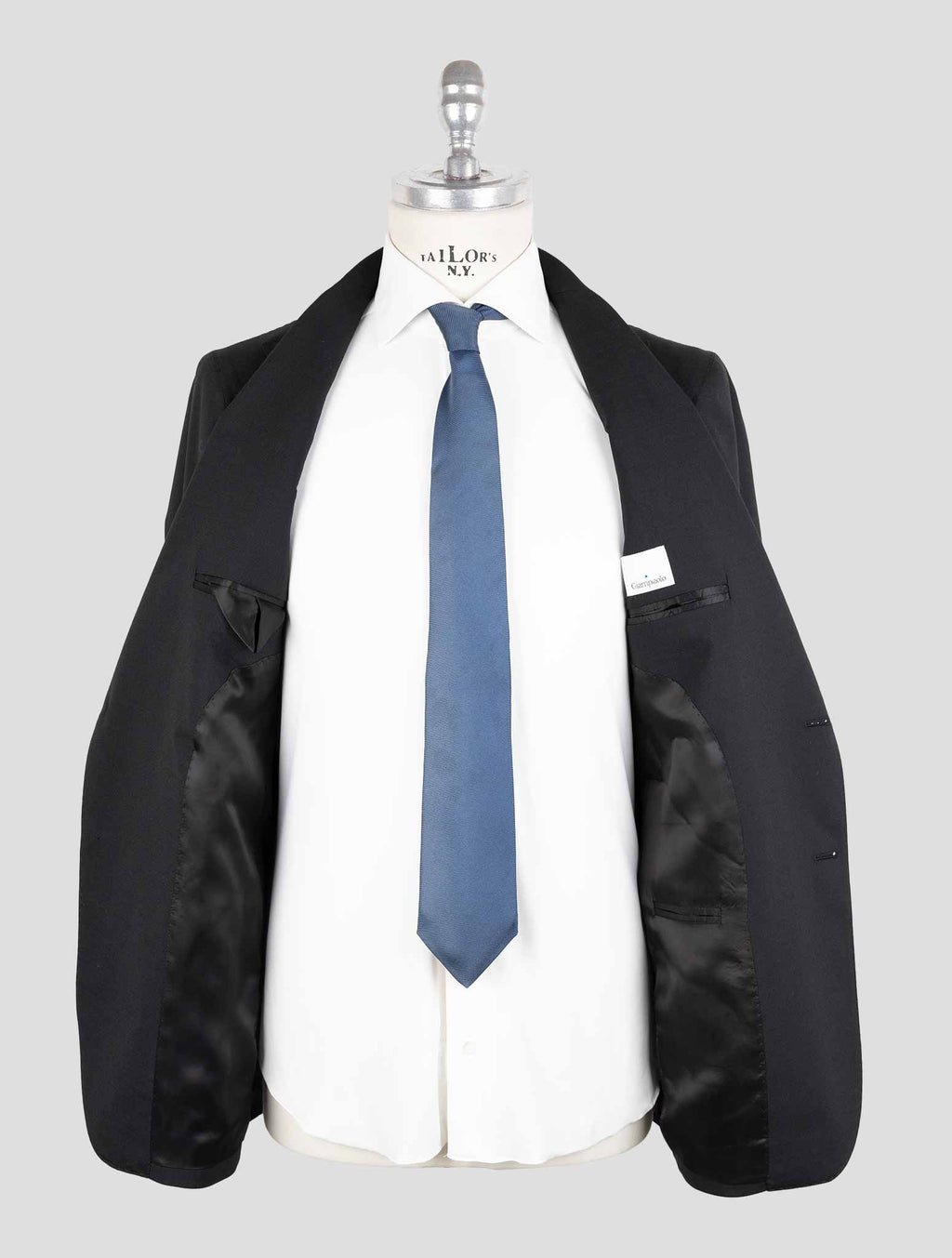 Giampaolo Black Wool Pl Ea Suit 7