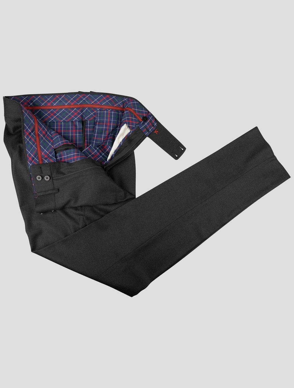 Isaia Dark Gray Wool Pa Ea Pant 2