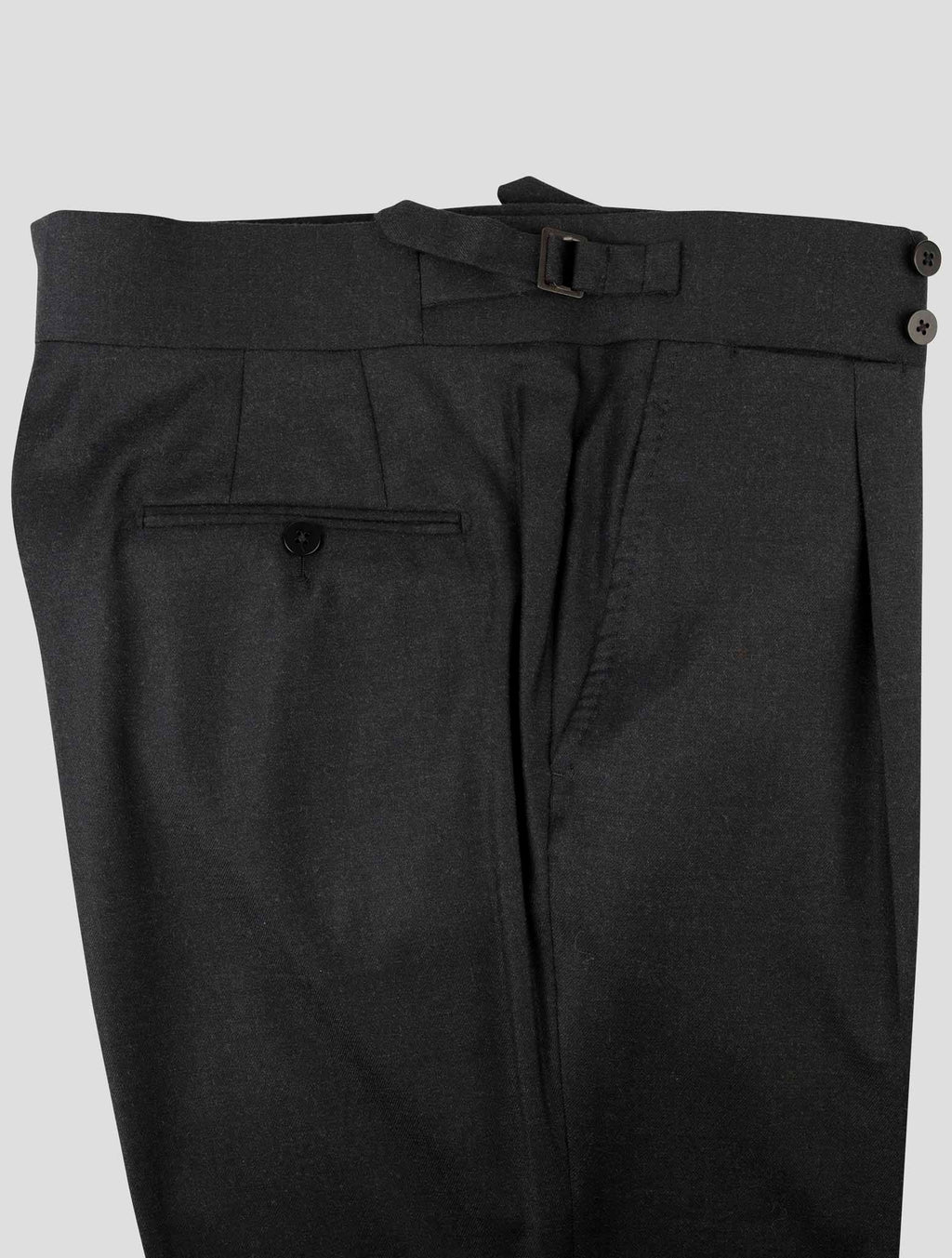 Isaia Dark Gray Wool Pa Ea Pant 3