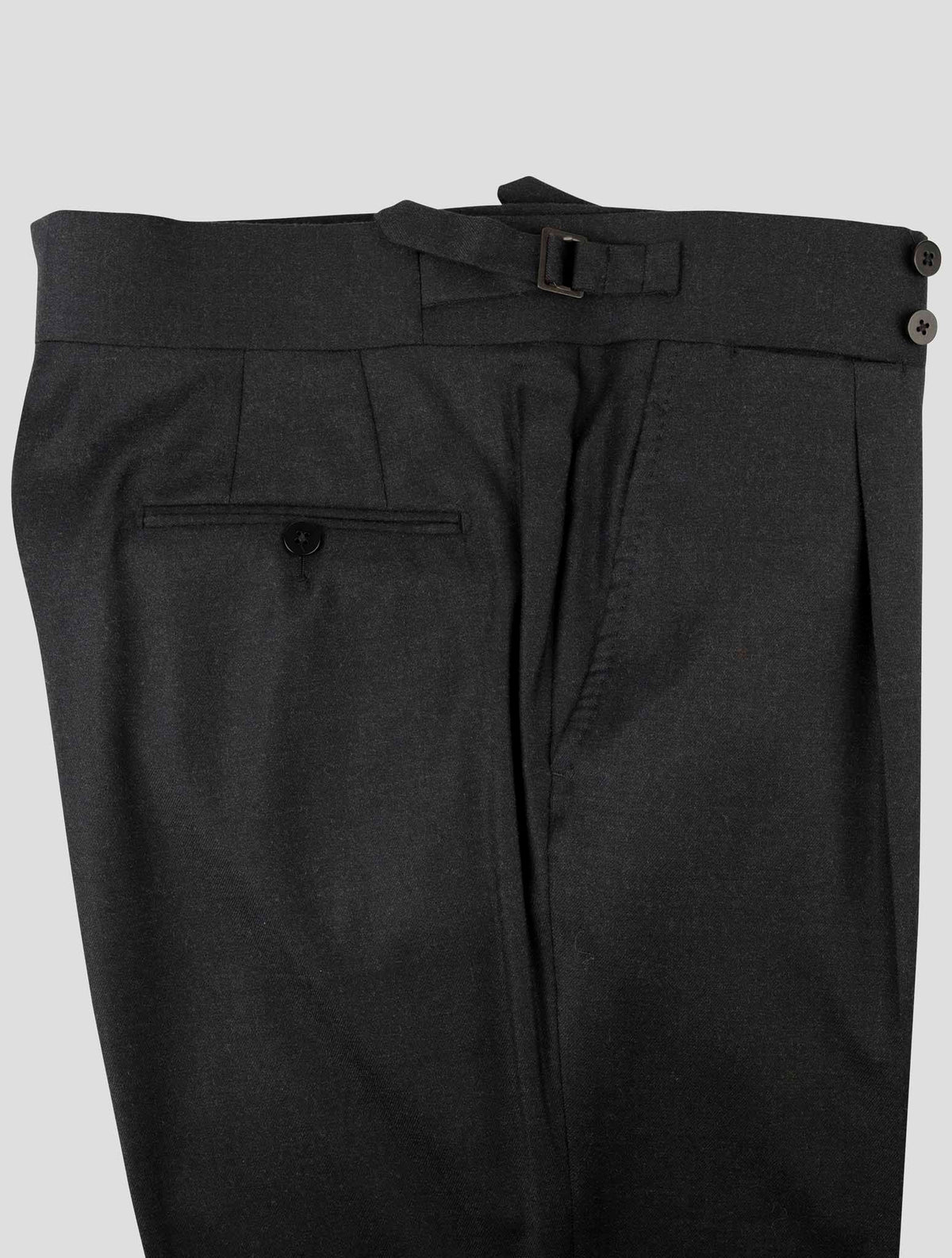 Isaia Dark Gray Wool Pa Ea Pant 3