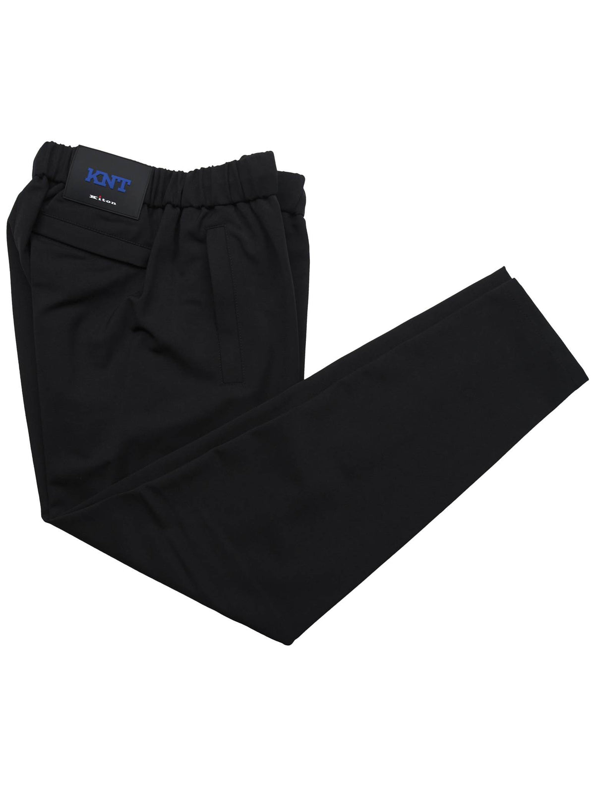 Kiton KNT Black Wool Pa Ea Pants 1