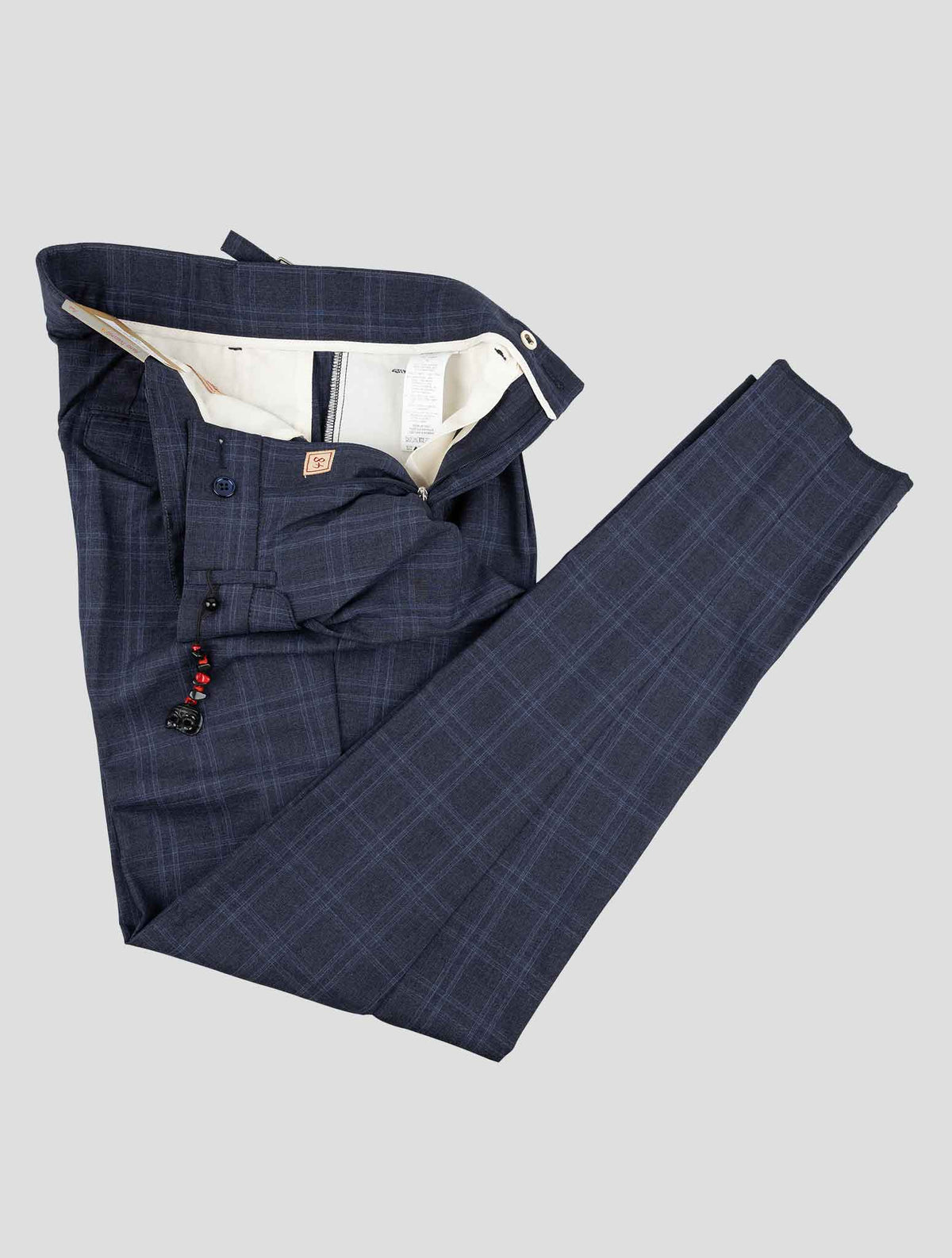 Marco Pescarolo Blue Virgin Wool Silk Pants 2