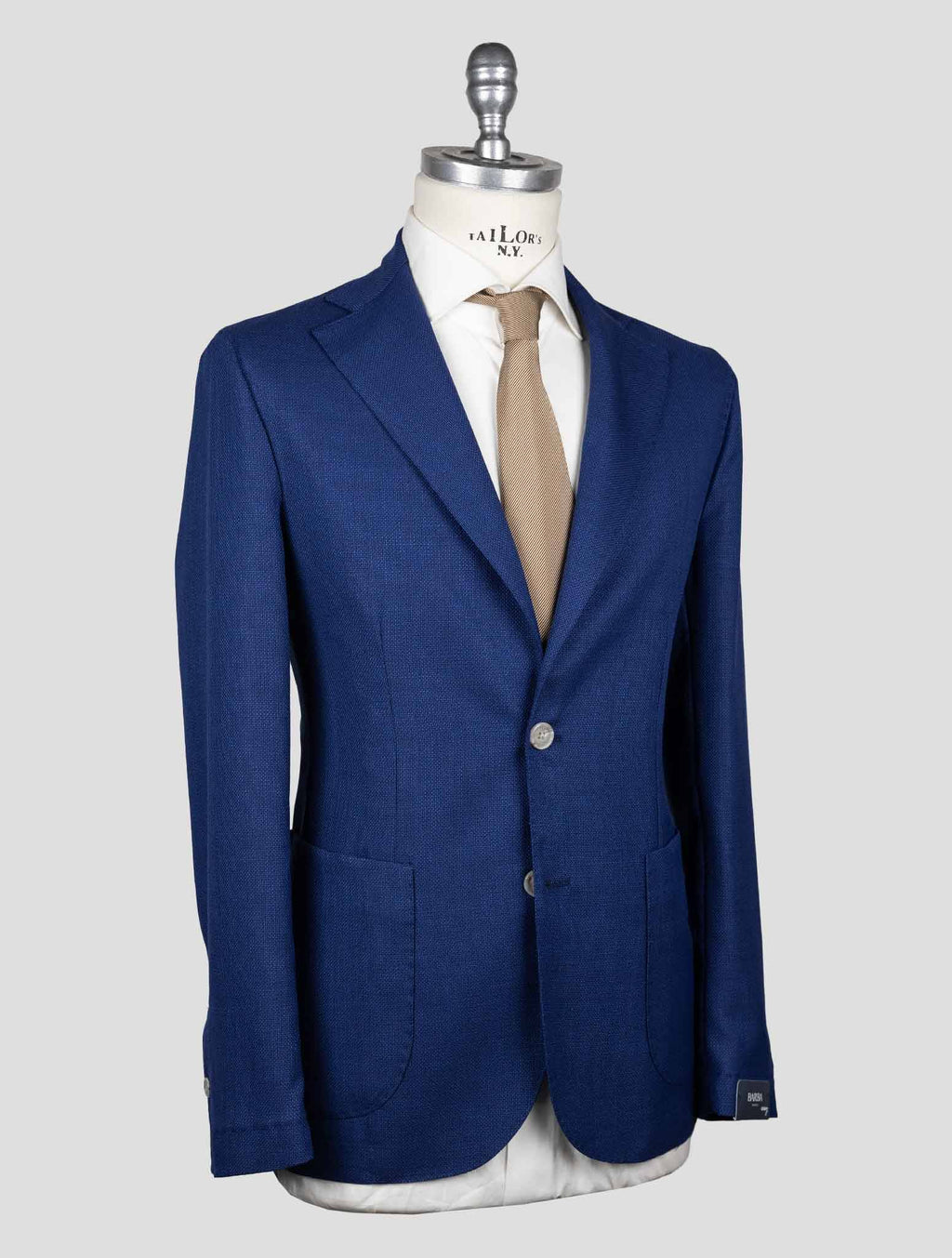 Barba Napoli Blue Virgin Wool Blazer 2