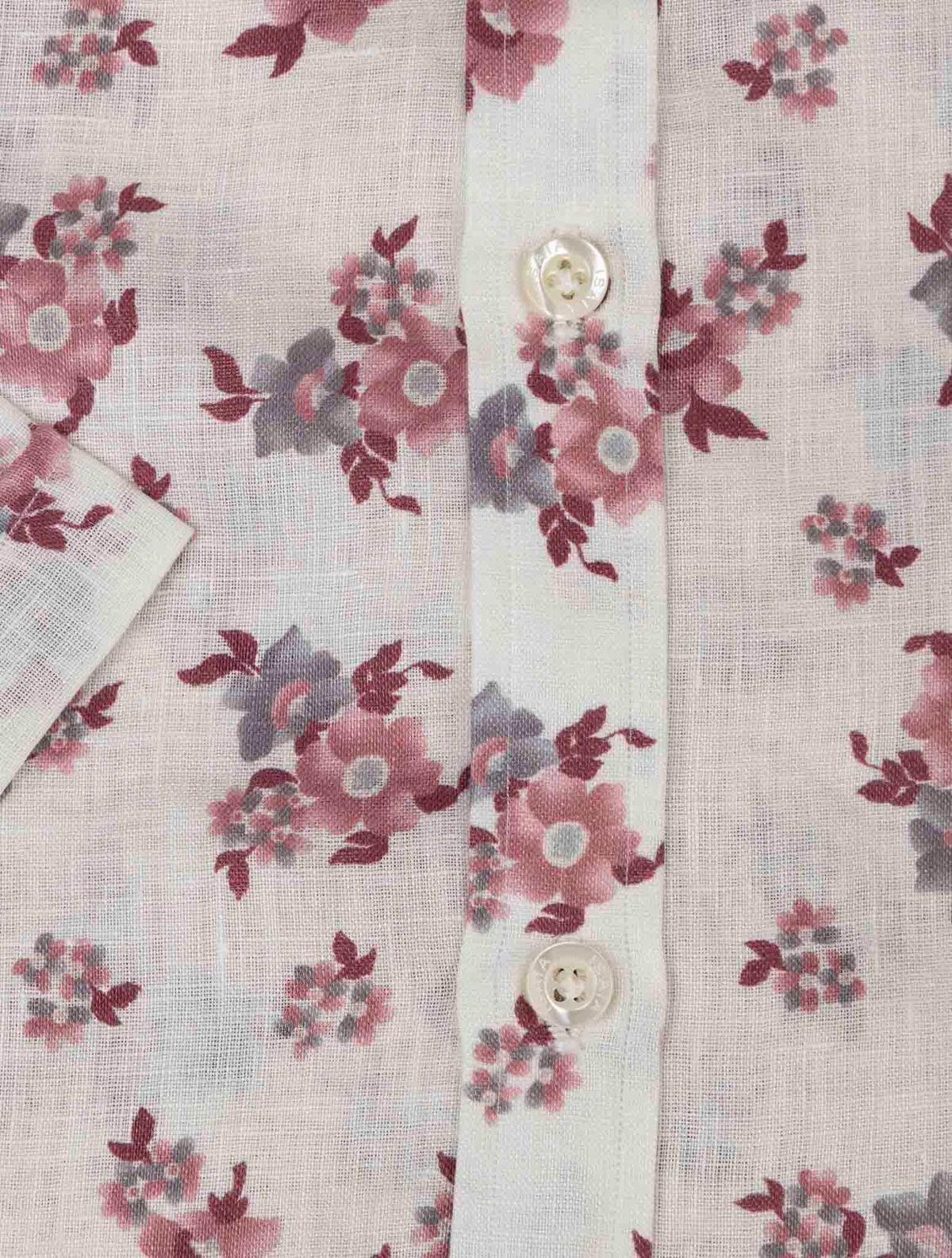 Isaia White Pink Cotton shirt 3