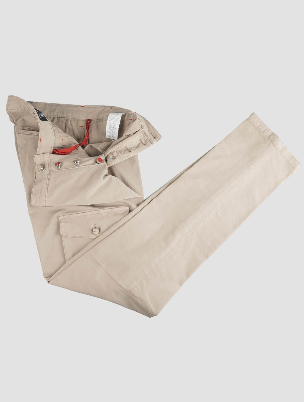 Kiton Beige Cotton Ea Cargo Pants 7