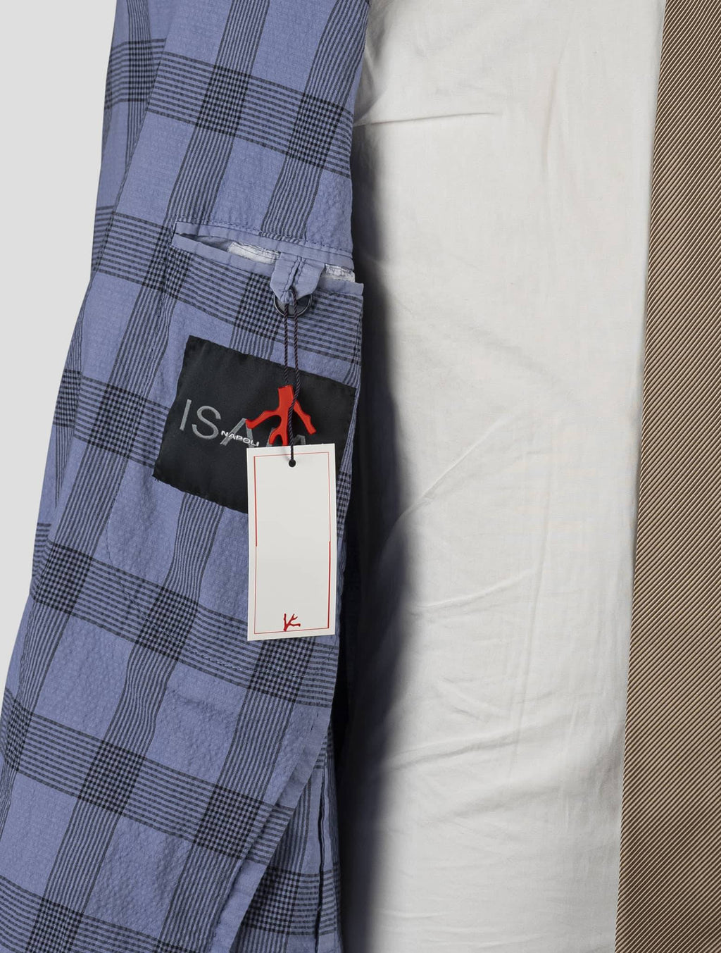 Isaia Blue Cotton Ea Blazer 11