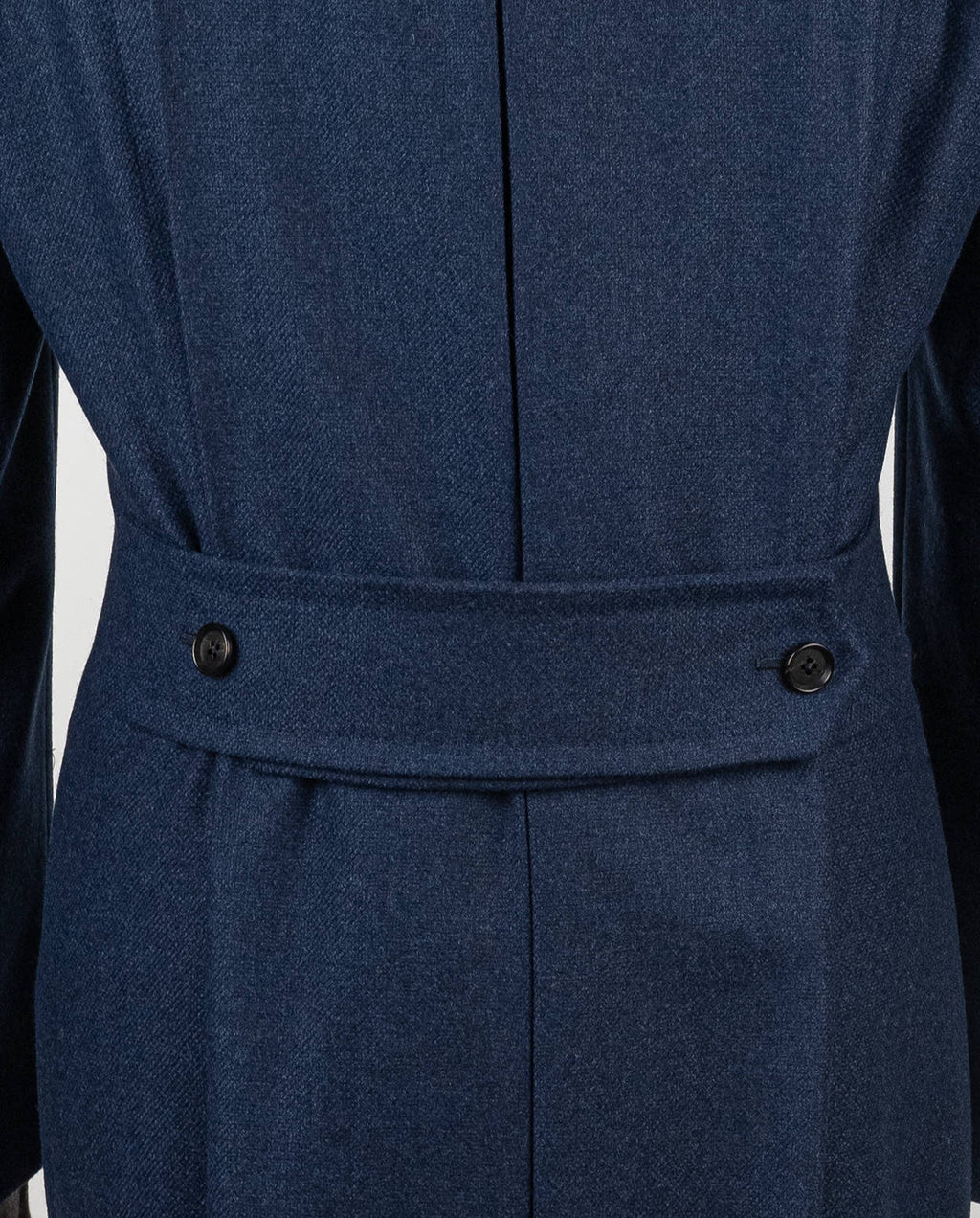 Isaia Blue Wool Cashmere Overcoat ICY11 4