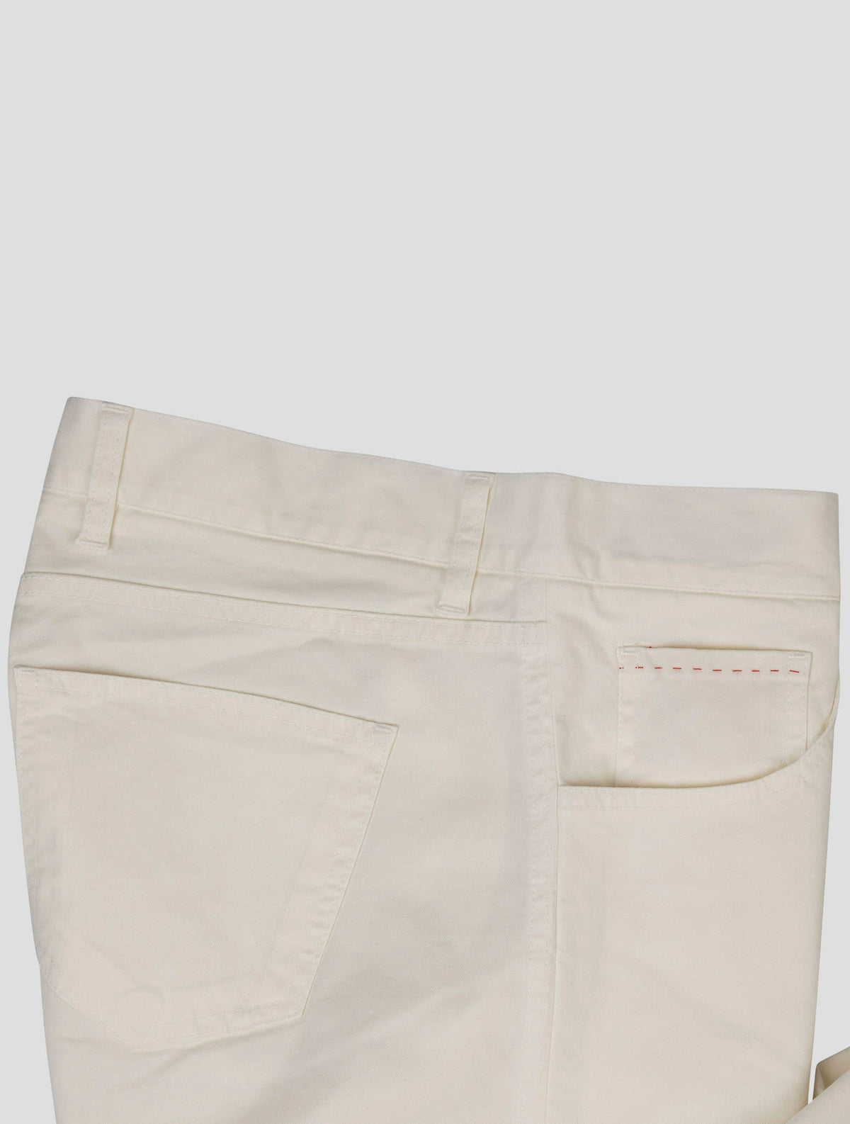 Isaia White Cotton Ea Pants 3