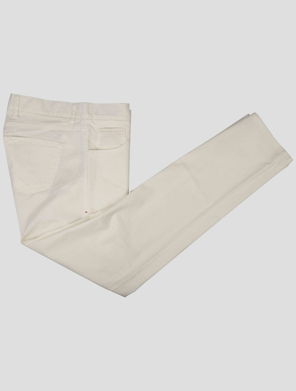 Isaia White Cotton Ea Pants 4
