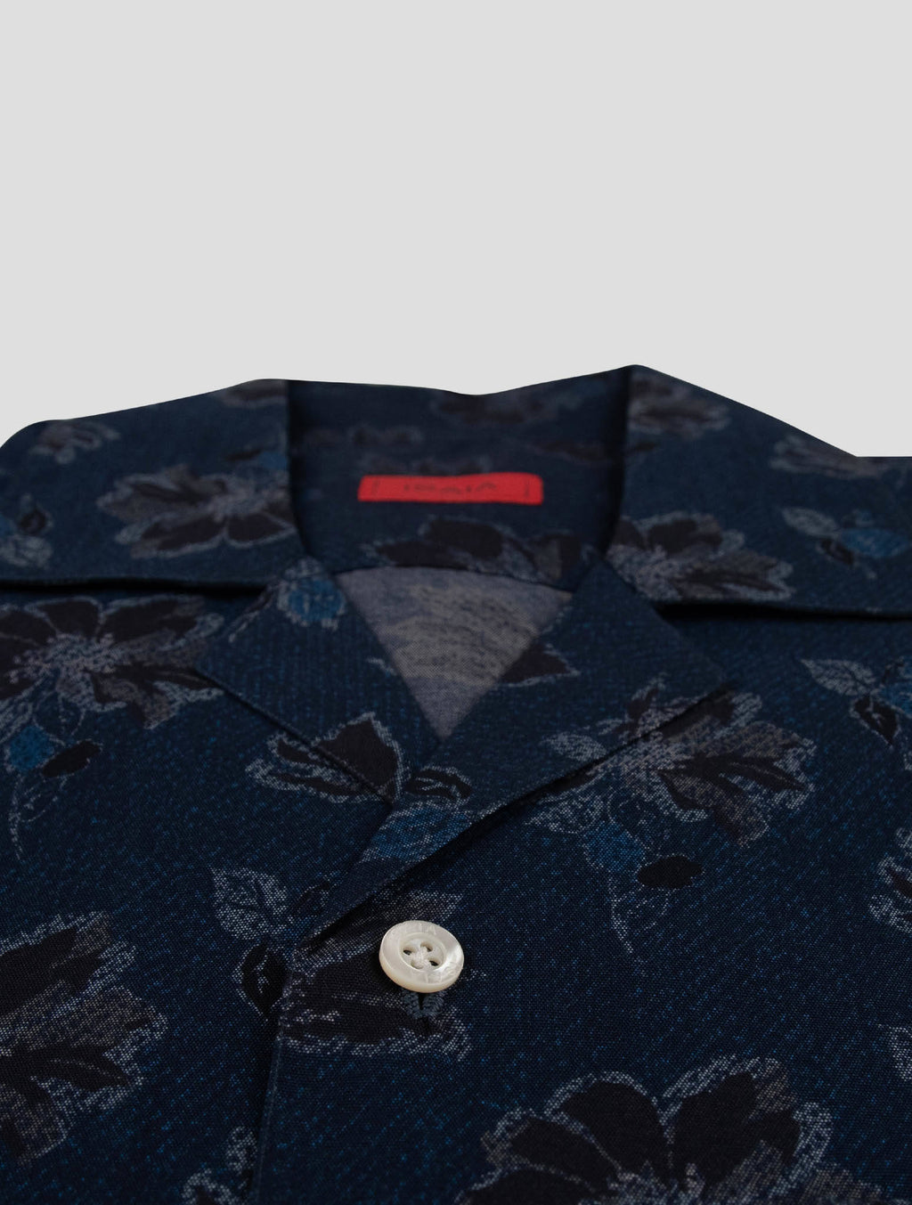 Isaia Dark Blue Cotton Shirt 2