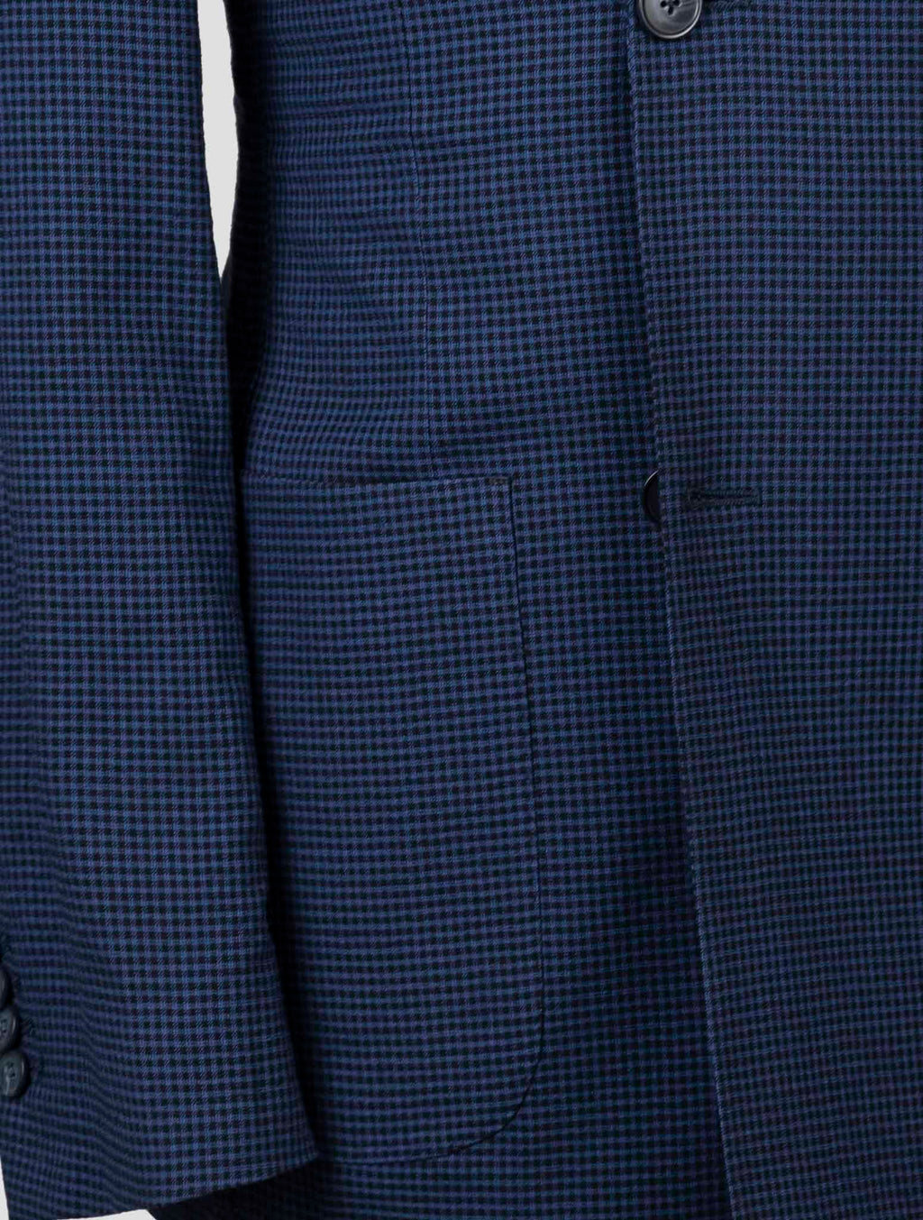 Isaia Blue Wool Linen Cotton Elastane Blazer 7
