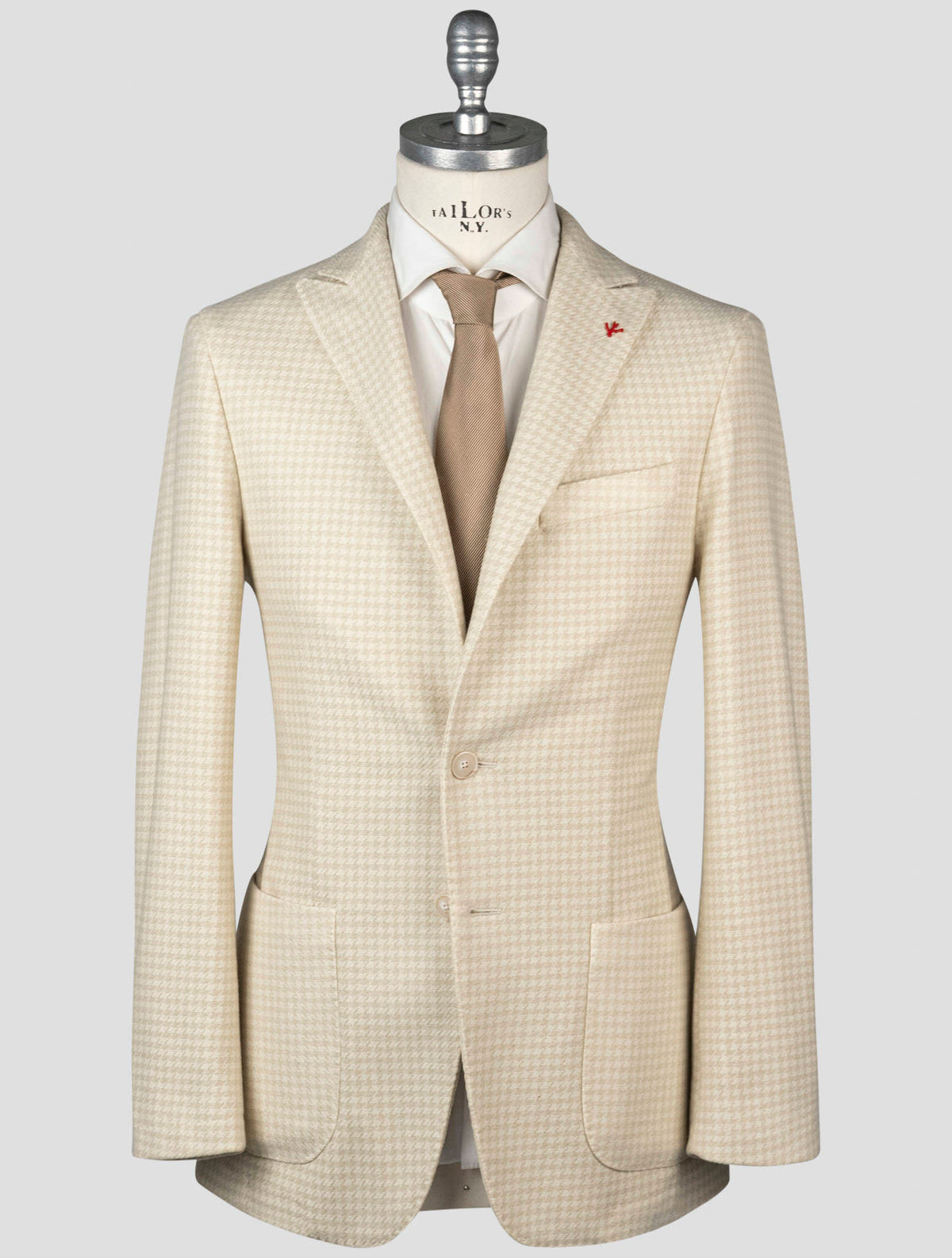 Isaia Beige Wool Pa Blazer 1