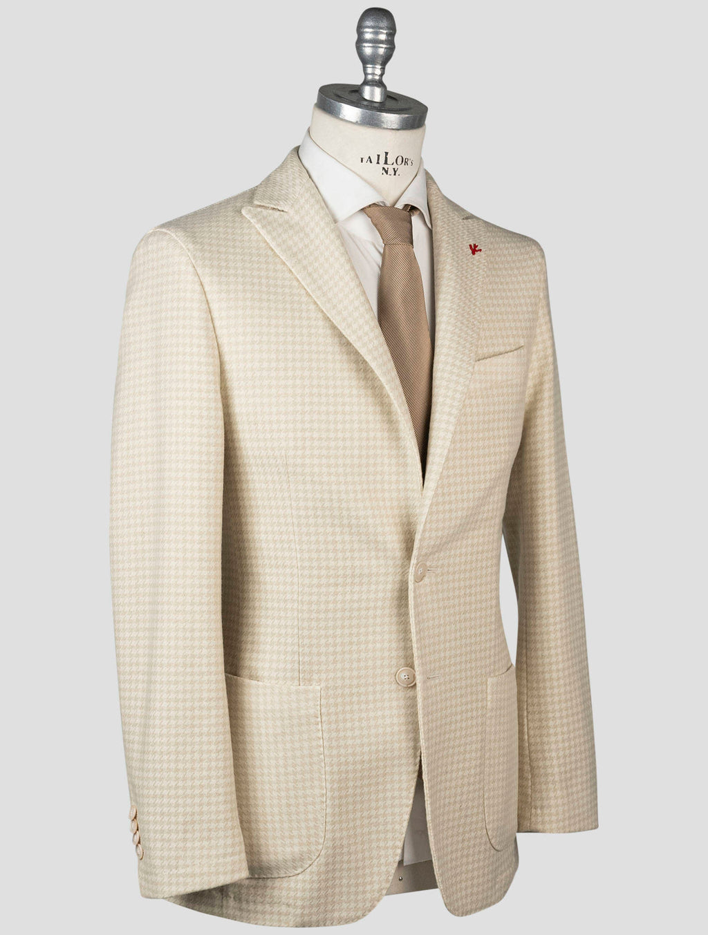 Isaia Beige Wool Pa Blazer 2
