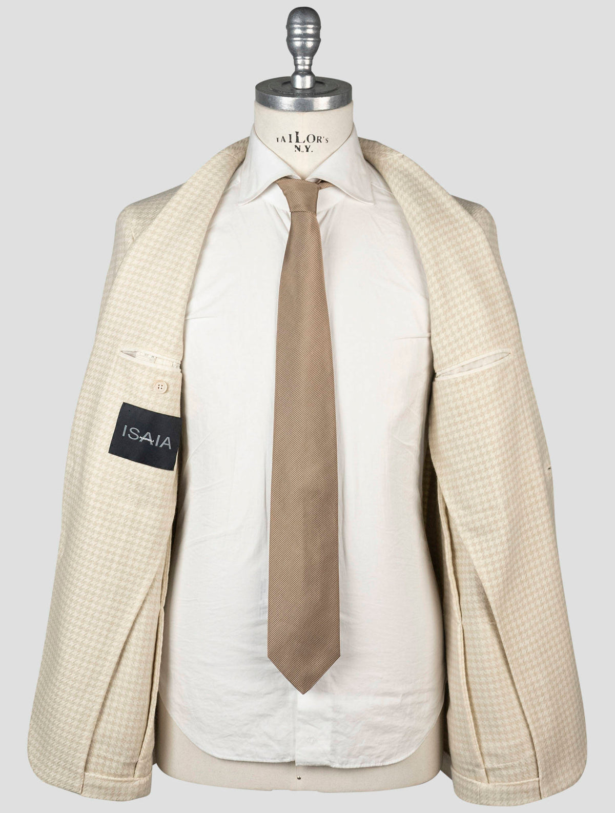 Isaia Beige Wool Pa Blazer 4