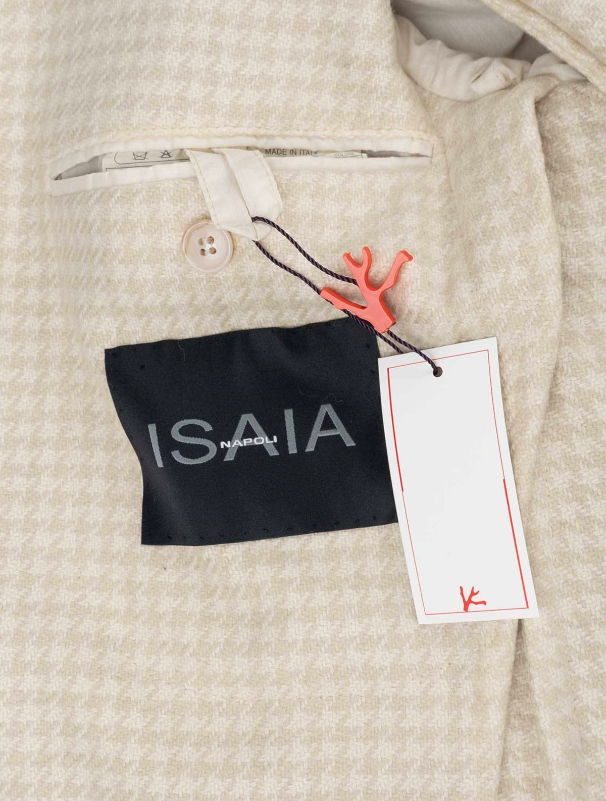 Isaia Beige Wool Pa Blazer 8