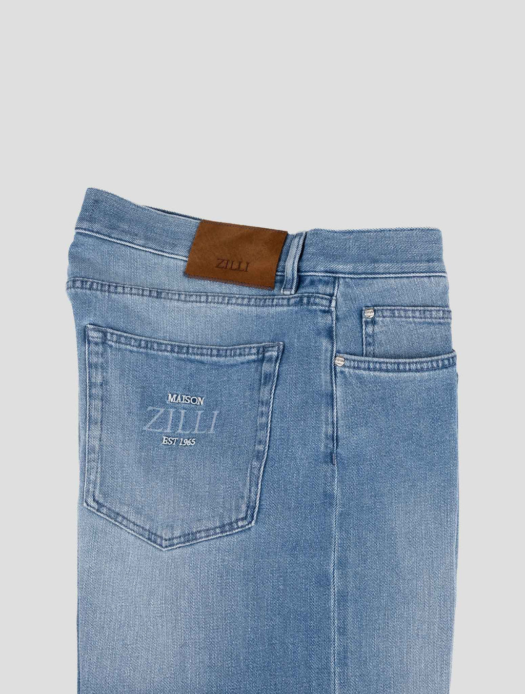 Zilli Light Blue Cotton Ea Jeans 3