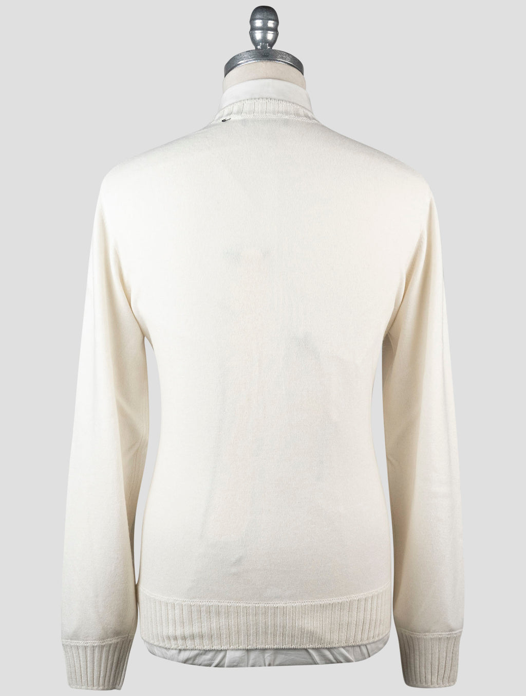 Gran Sasso White Cashmere Sweater Crewneck 3