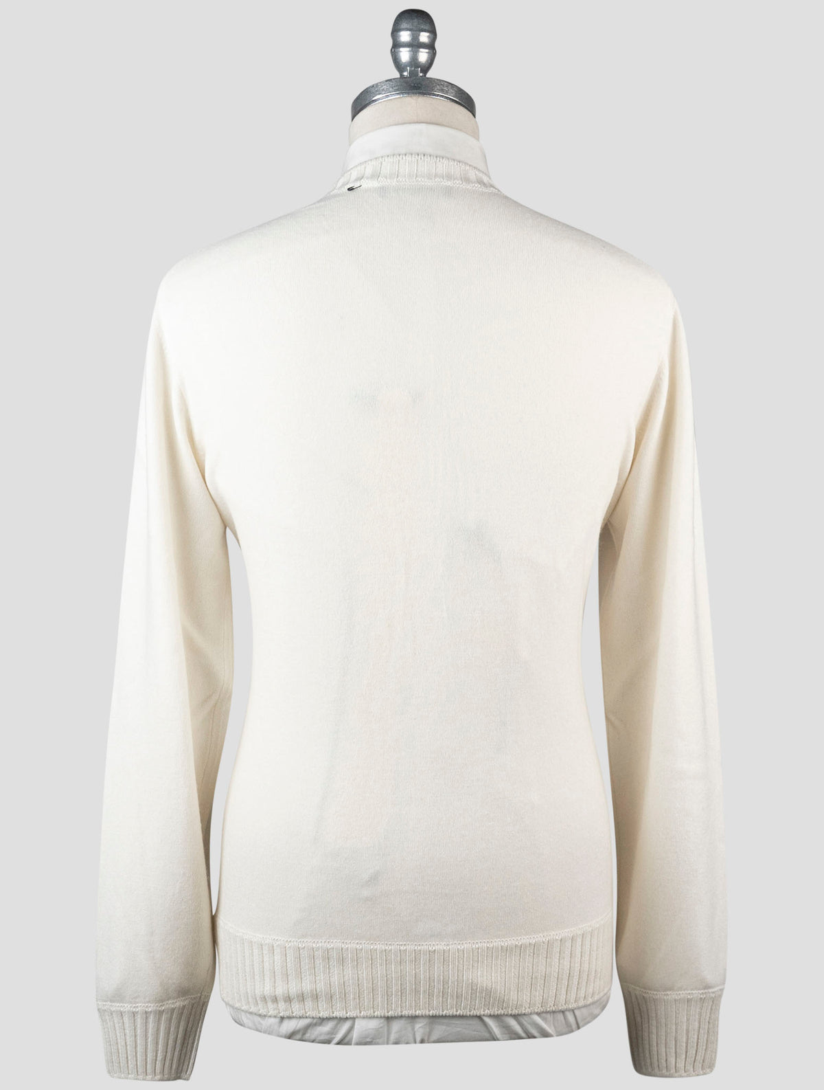 Gran Sasso White Cashmere Sweater Crewneck 3