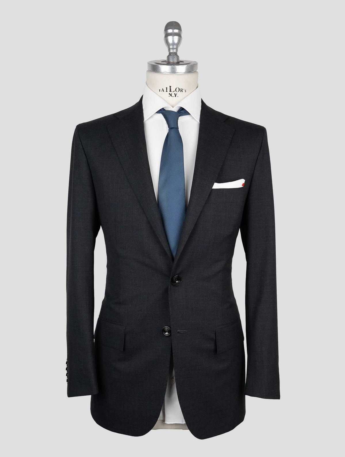 Kiton Gray Wool Suit 1