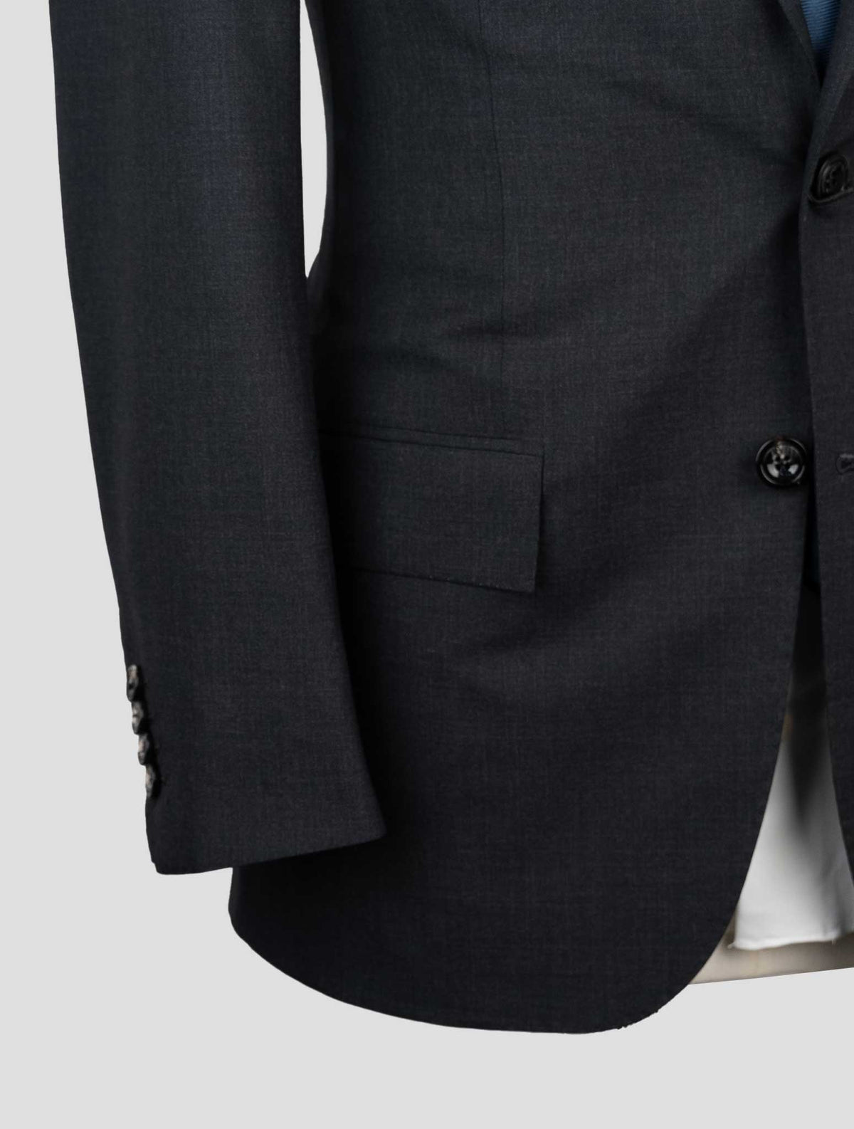 Kiton Gray Wool Suit 5