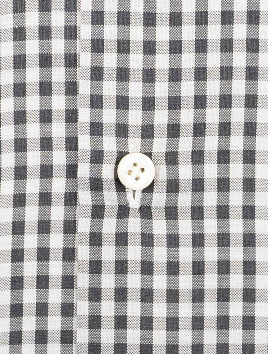 Cesare Attolini Gray White Cotton Shirt 3