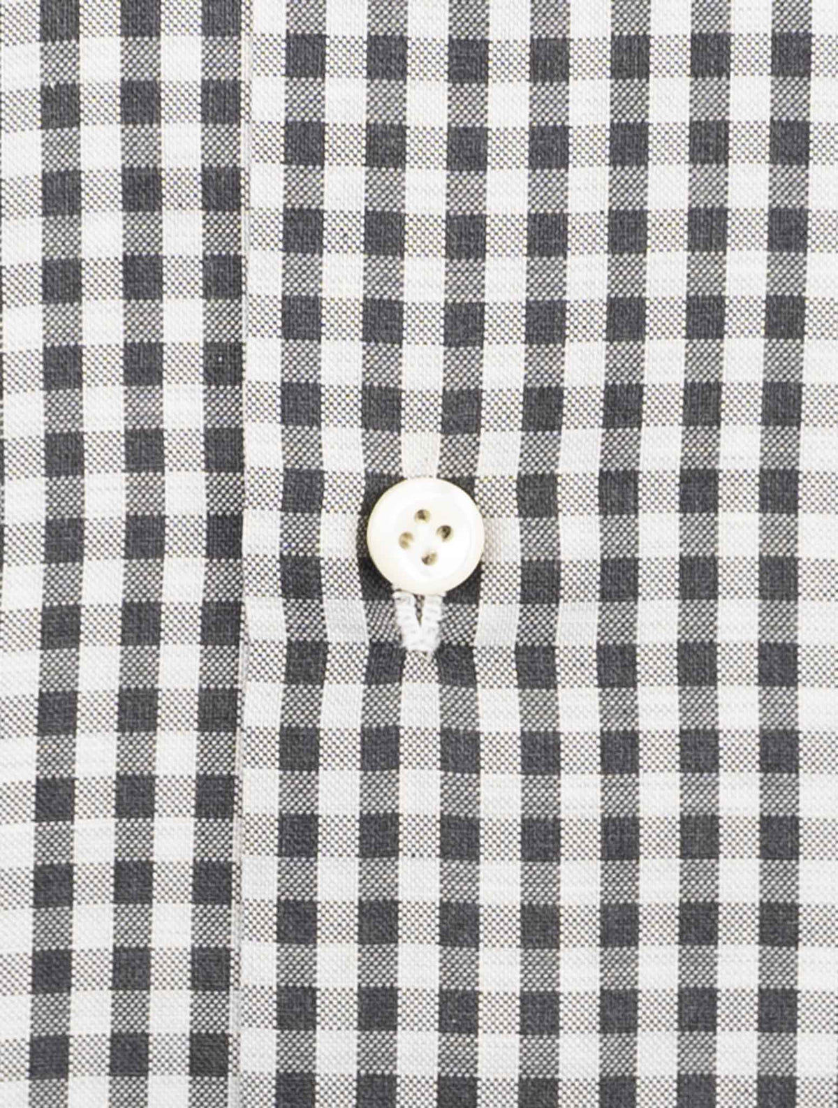Cesare Attolini Gray White Cotton Shirt 3