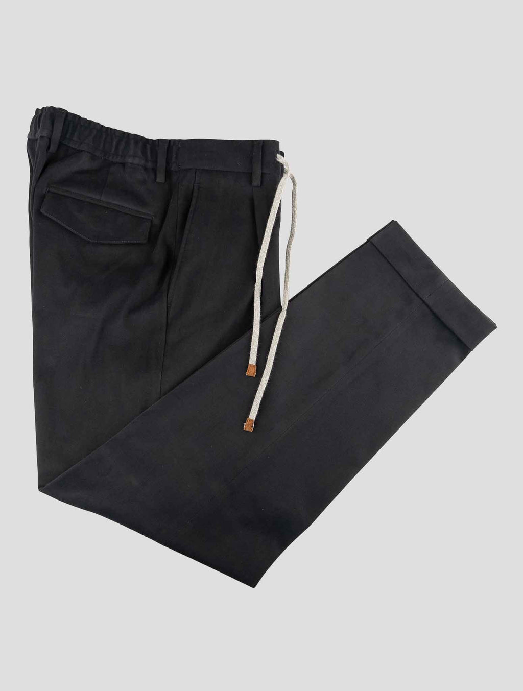 Barba Napoli Blue Cotton Ea Pants 1