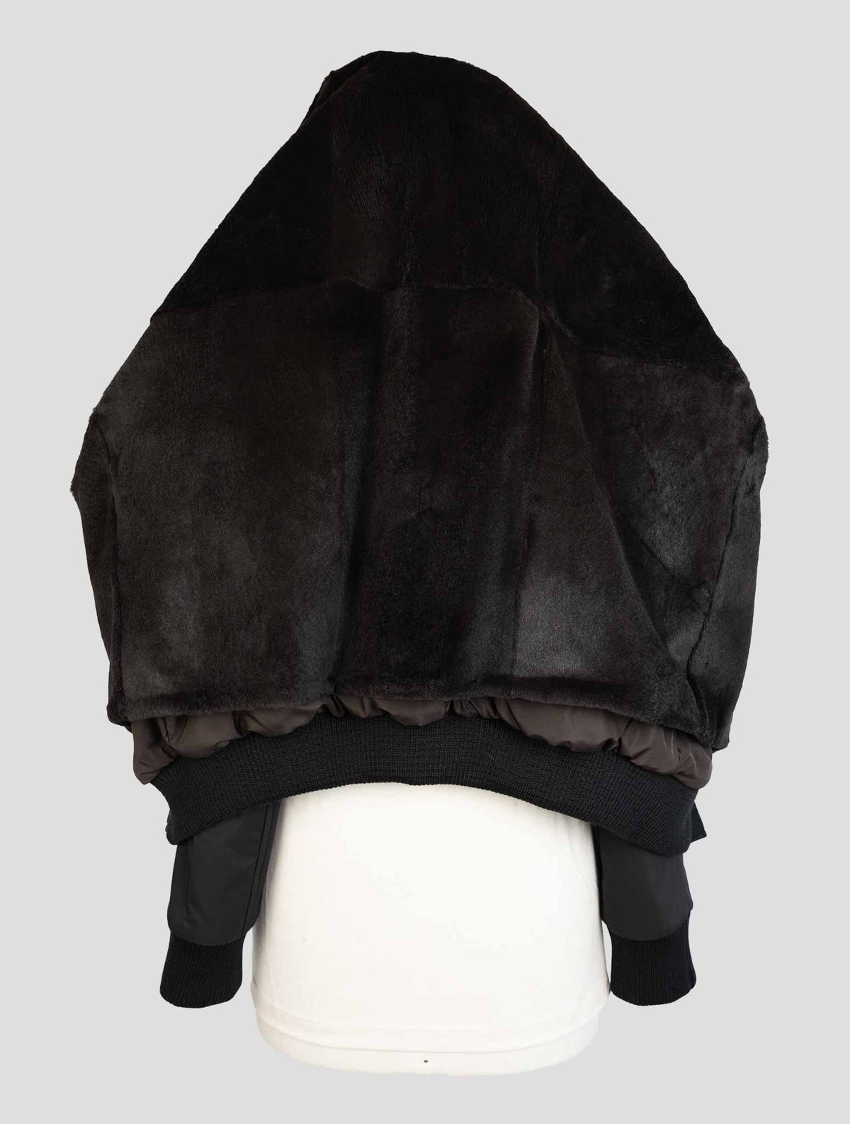 Barba Napoli Black Pl Pu Lapin Coat 9