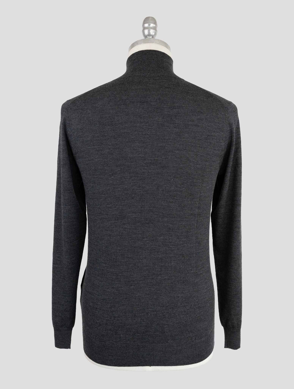 Marco Pescarolo Gray Virgin Wool Sweater Half Zip 3