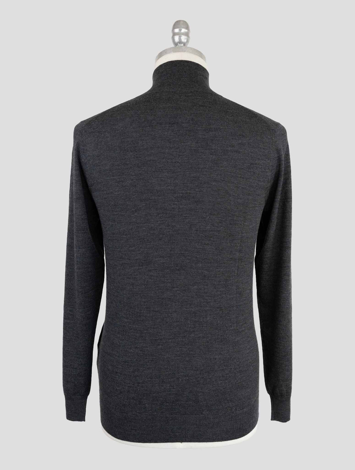 Marco Pescarolo Gray Virgin Wool Sweater Half Zip 3