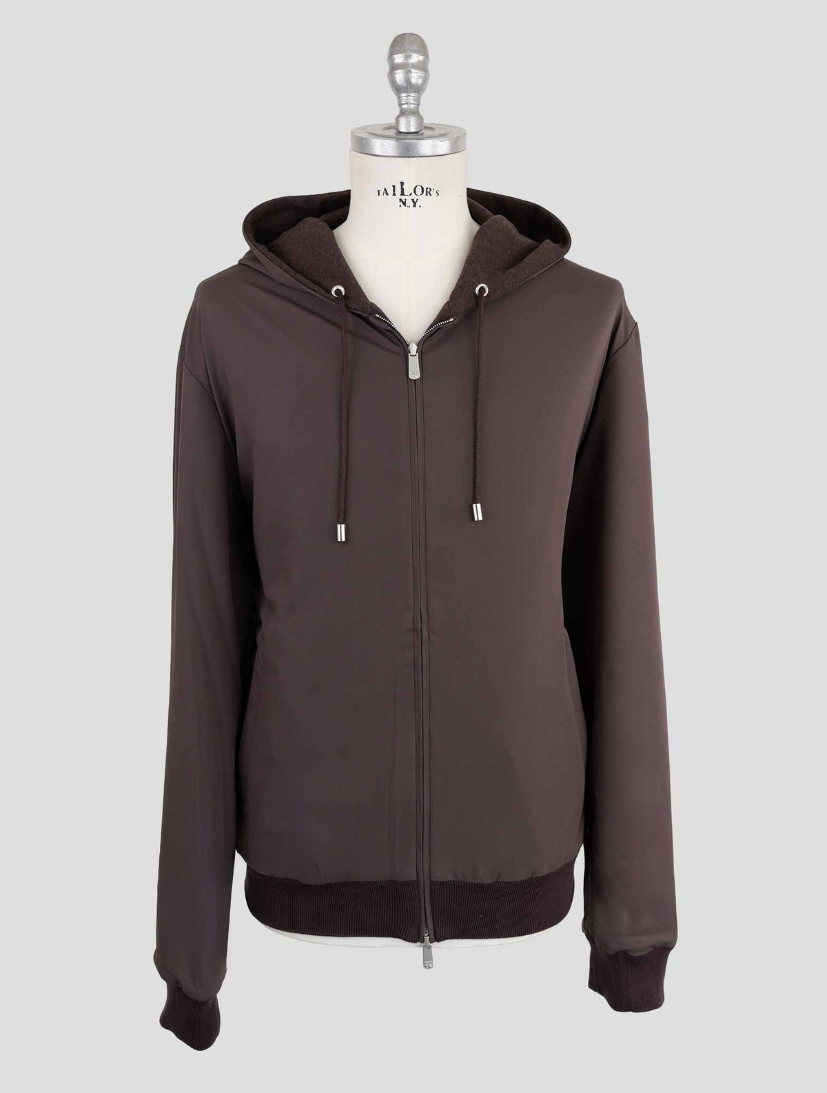 Marco Pescarolo Brown Virgin Wool Cashmere Pl Reverse Coat 1