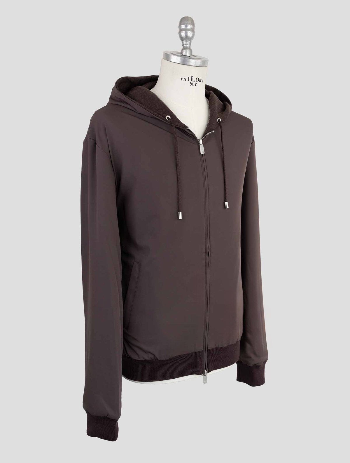 Marco Pescarolo Brown Virgin Wool Cashmere Pl Reverse Coat 2
