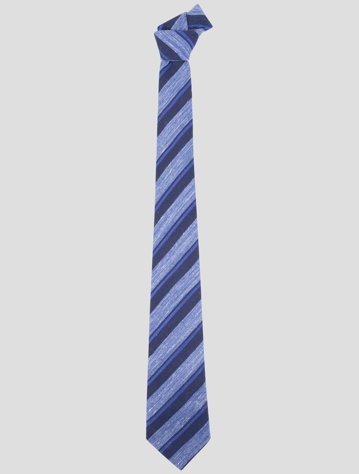 Kiton Multicolor Wool Silk Virgin Wool Linen Tie 1