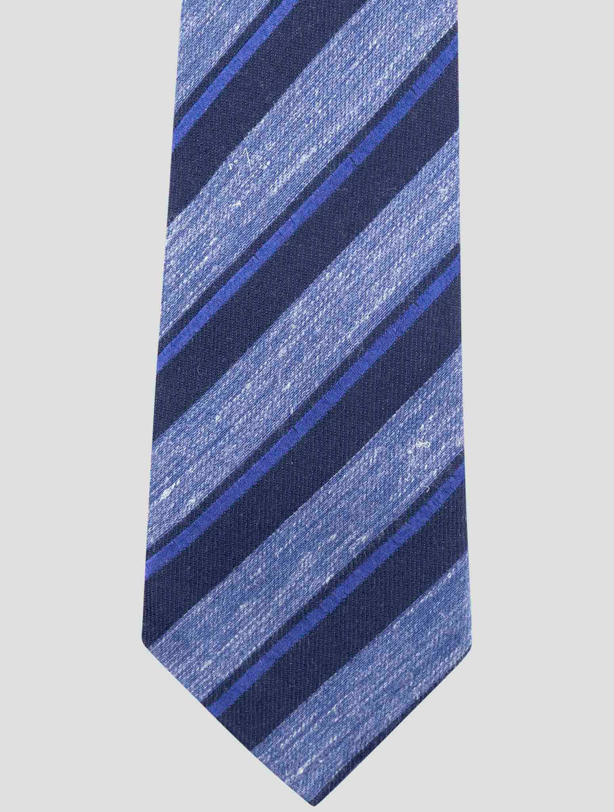 Kiton Multicolor Wool Silk Virgin Wool Linen Tie 2