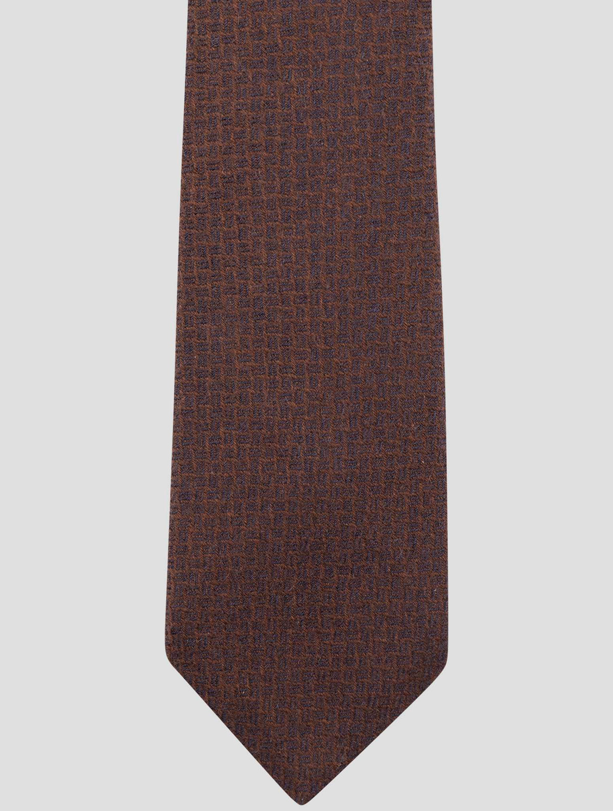 Kiton Brown Cashmere Tie 2