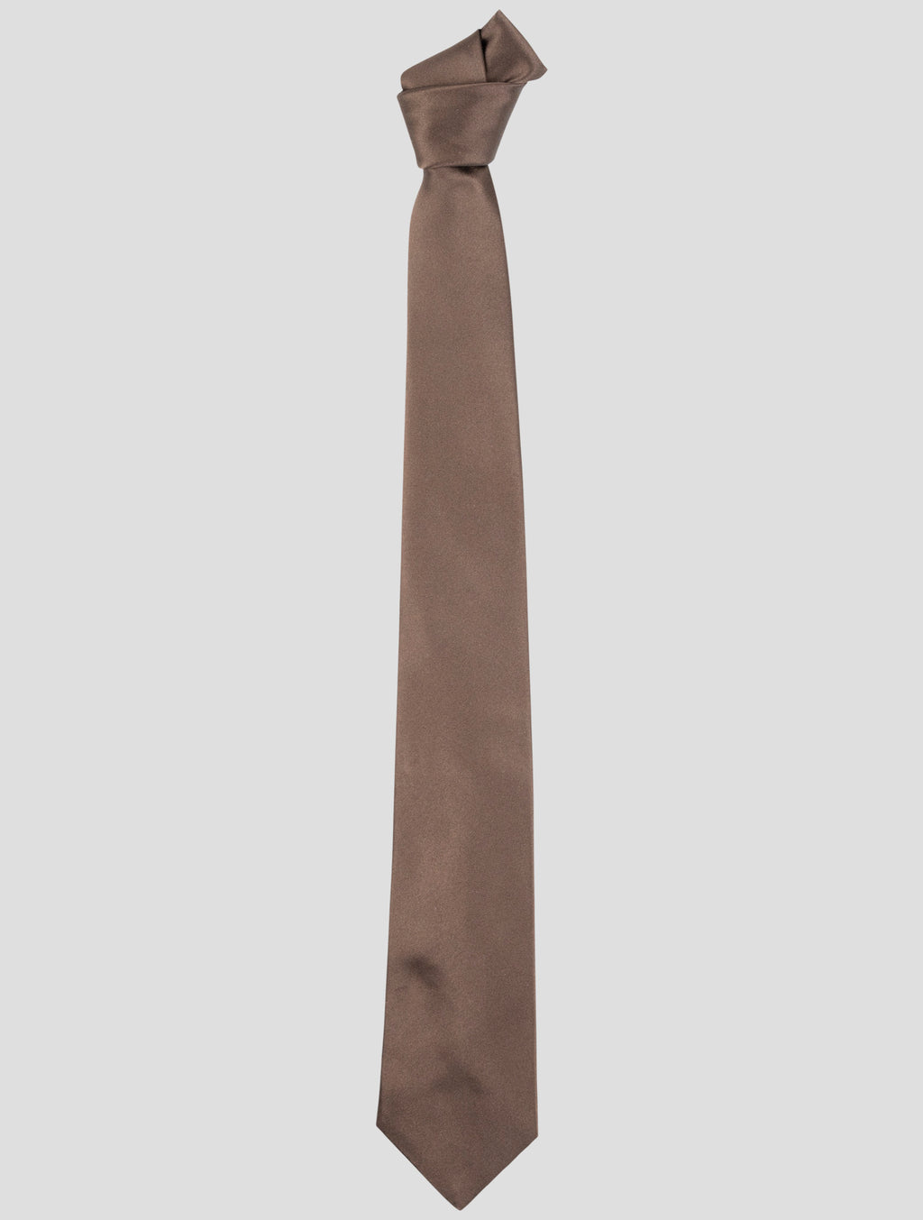 Kiton Brown Silk Tie 1