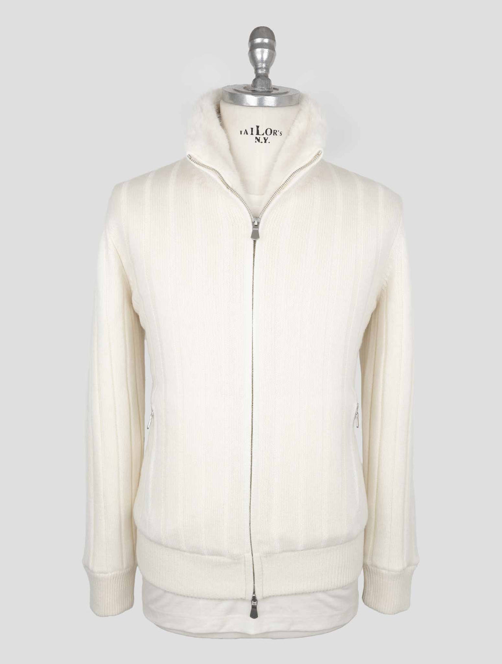 Gran Sasso White Cashmere Coat 1