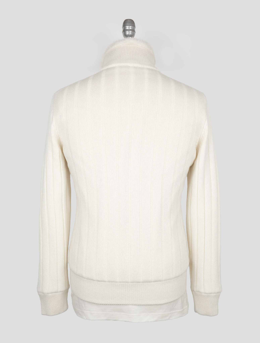 Gran Sasso White Cashmere Coat 3
