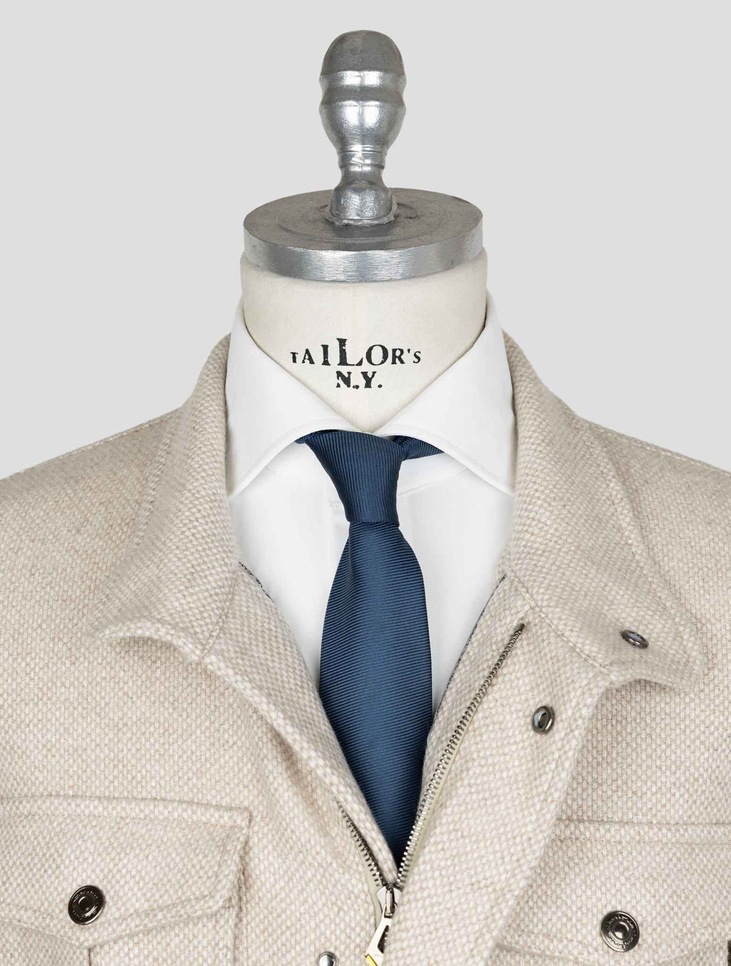 Sartorio Napoli Beige Cashmere Silk Coat 4
