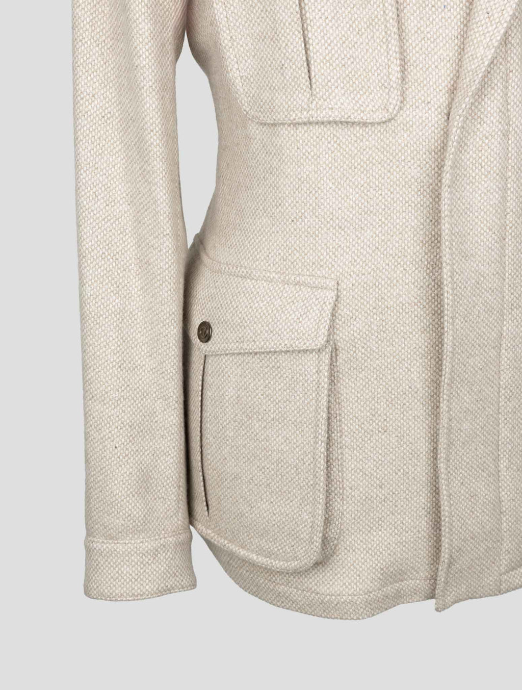 Sartorio Napoli Beige Cashmere Silk Coat 5