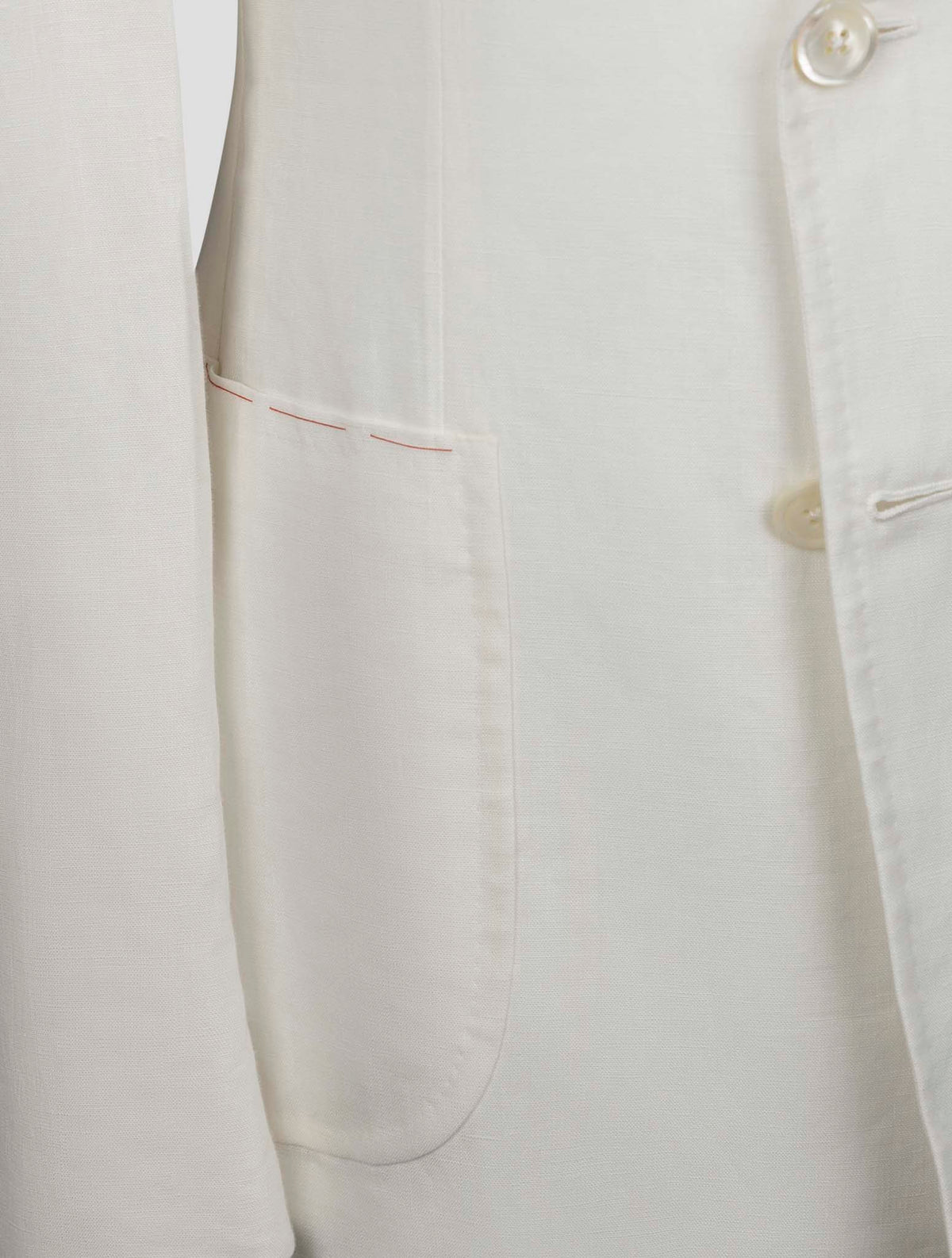 Isaia White Linen Blazer 5