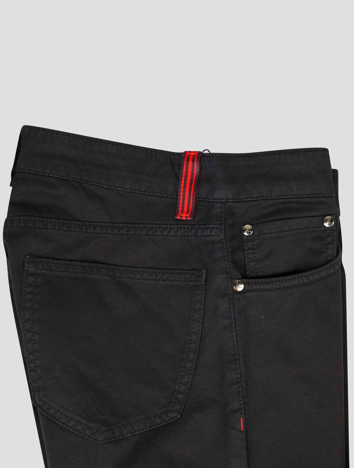 Isaia Black Cotton Ea  Jeans 3