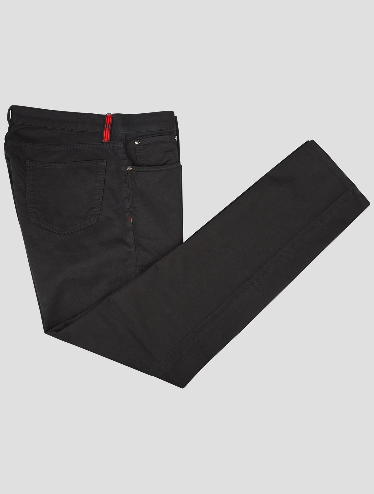 Isaia Black Cotton Ea  Jeans 1